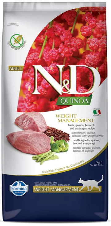 Farmina N&D Quinoa Weight Management Grain Free Adult Cat Dry Food